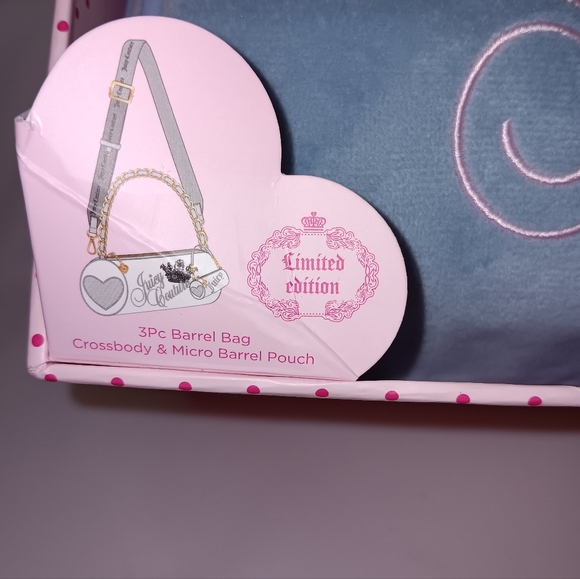 New Juicy Couture 3pc. Barrel Bag Gift Set - Picture 2 of 7